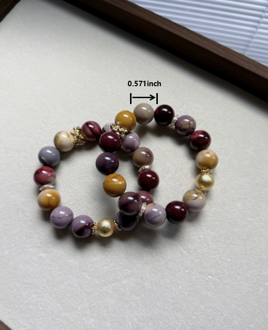 Mookaite jasper original design bracelet