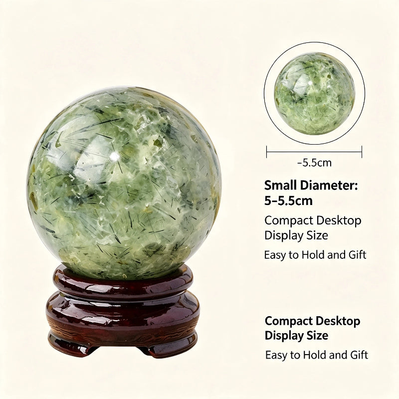 Natural grapevine crystal ball