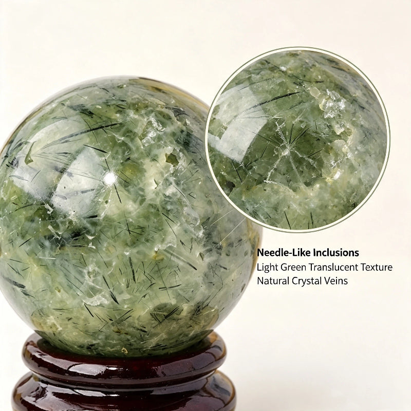 Natural grapevine crystal ball