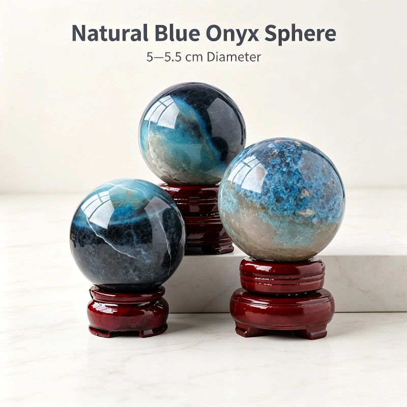 Natural boehmite crystal ball