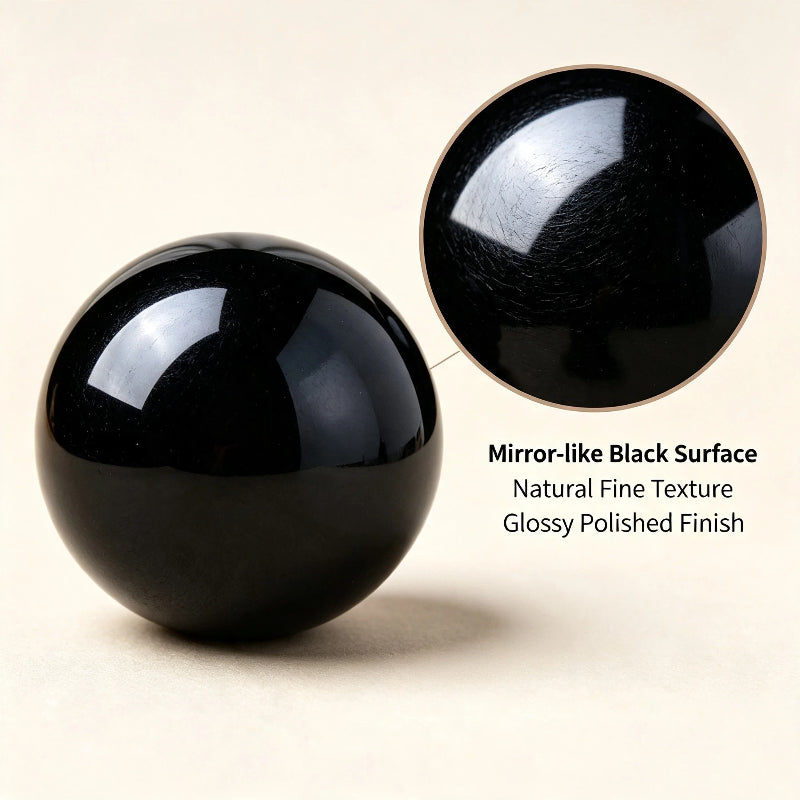Obsidian crystal ball