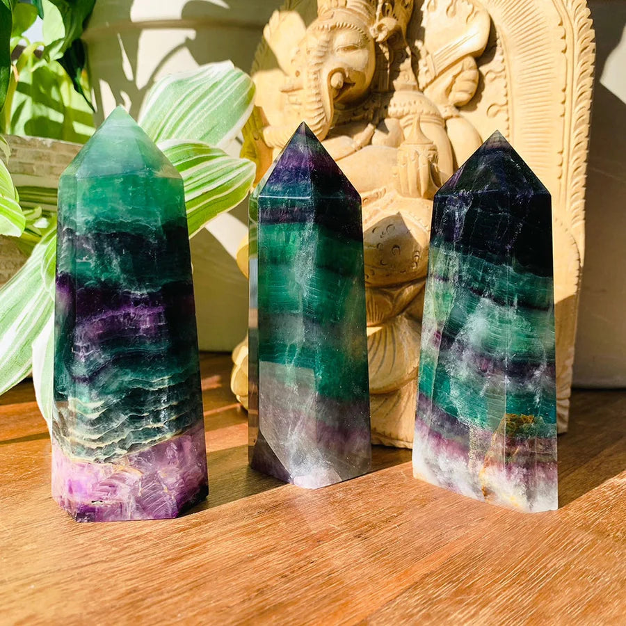 Multicolor Fluorite Tall Generator