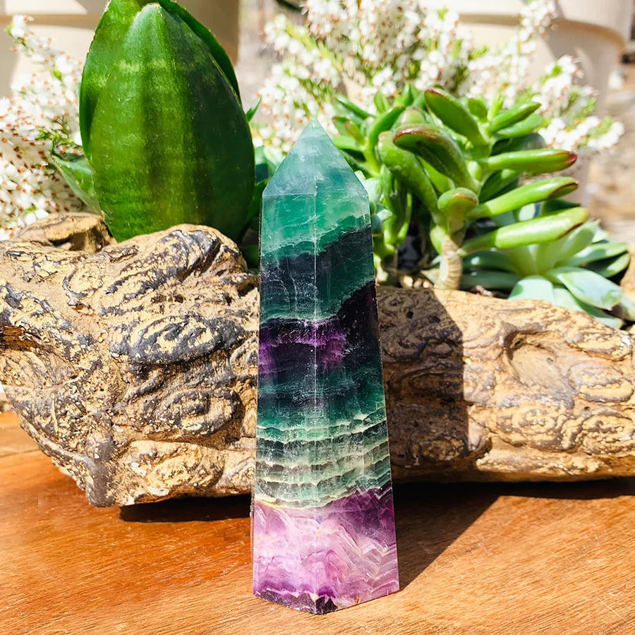 Multicolor Fluorite Tall Generator