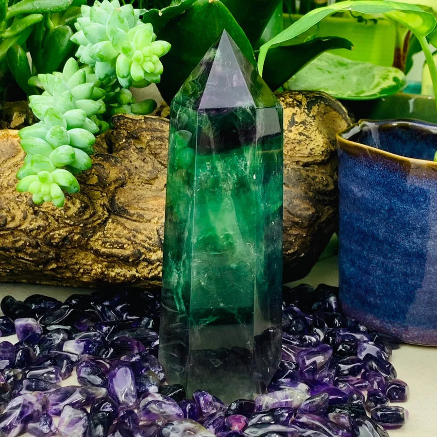 Multicolor Fluorite Tall Generator