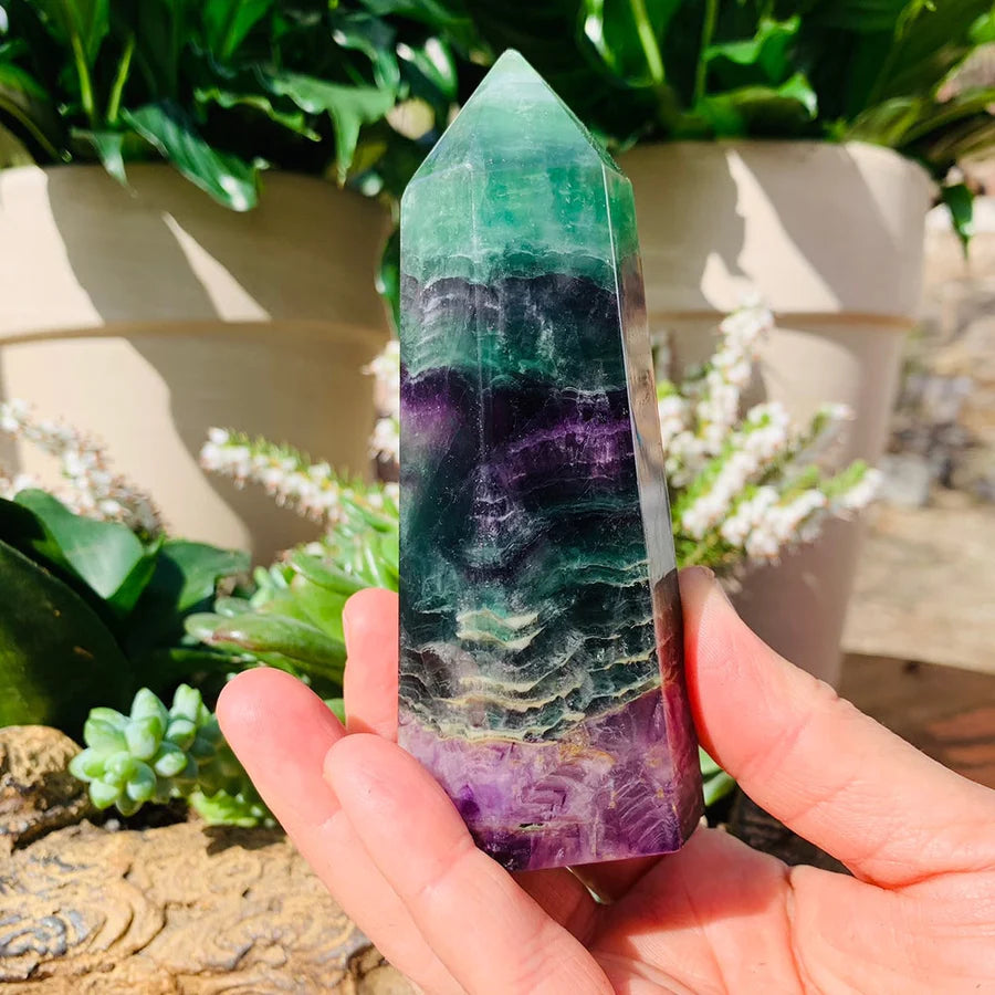Multicolor Fluorite Tall Generator